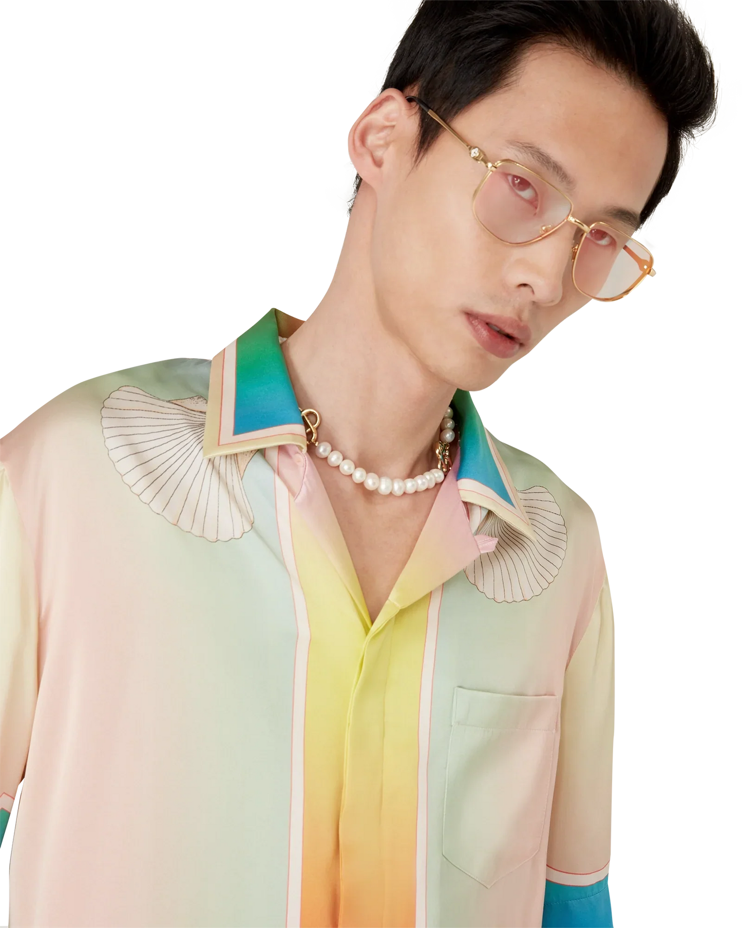 Lucid Dreams Short Sleeve Silk Shirt