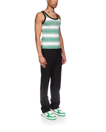 Gradient Stripe Ringer Tank Top