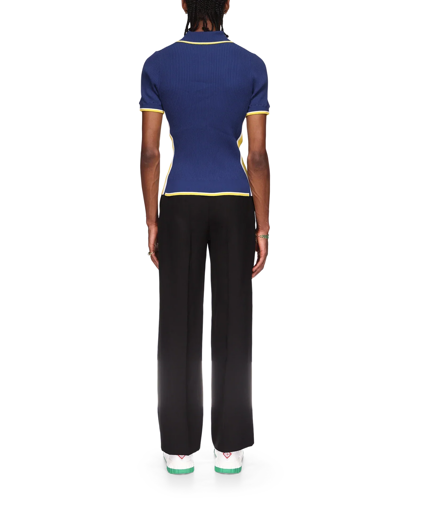 Rib Polo Shirt