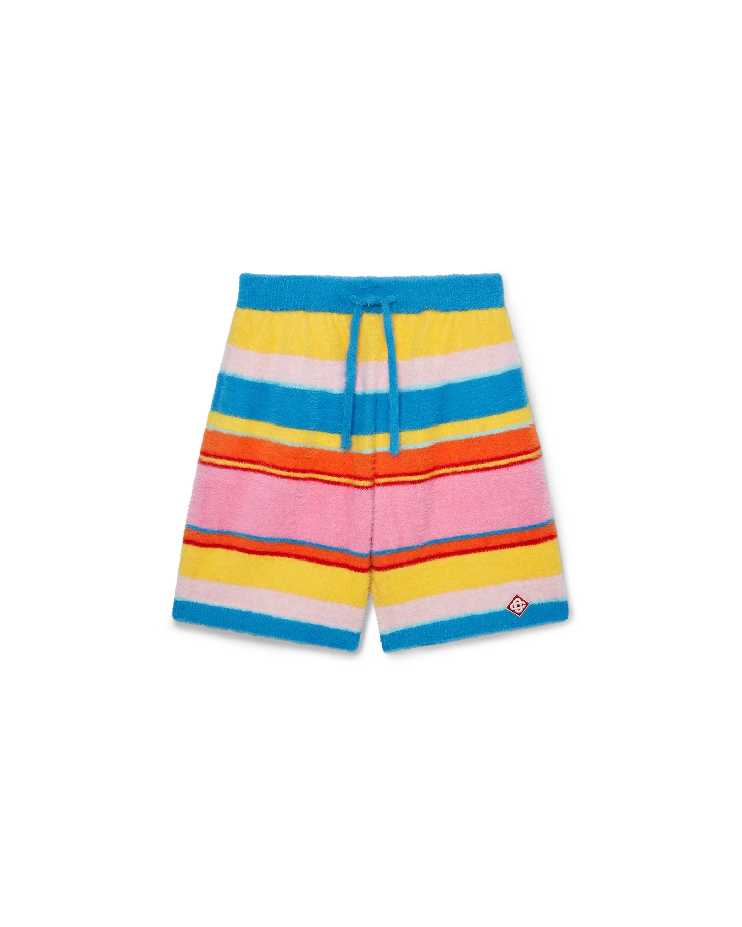 Fluffy Stripe Oversized Shorts