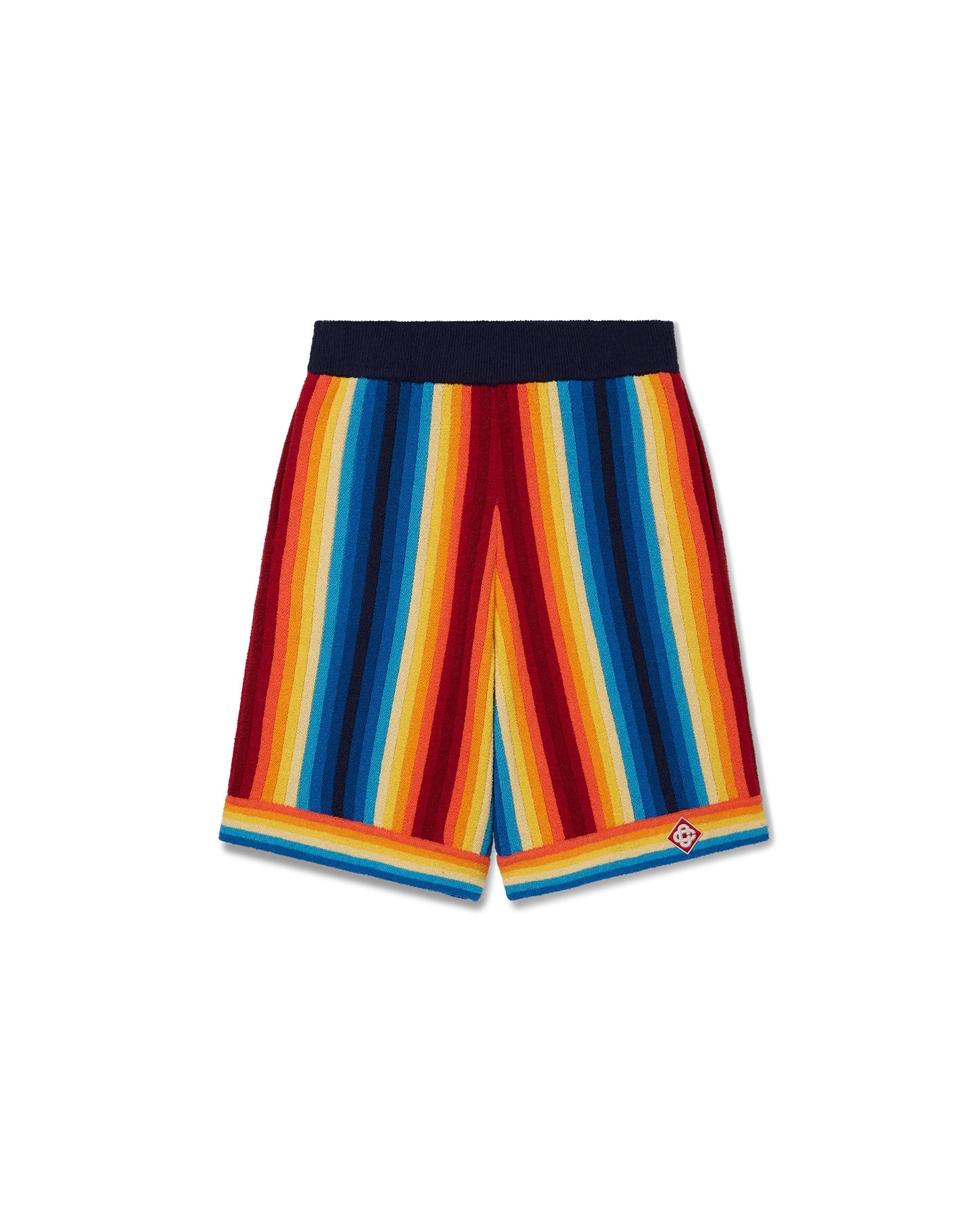 Gradient Stripe Towelling Shorts