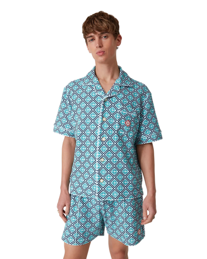 Monogram Short Sleeve Towelling Shirt