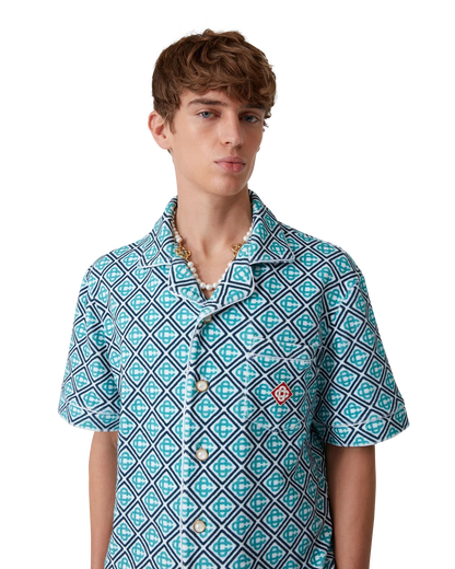 Monogram Short Sleeve Towelling Shirt