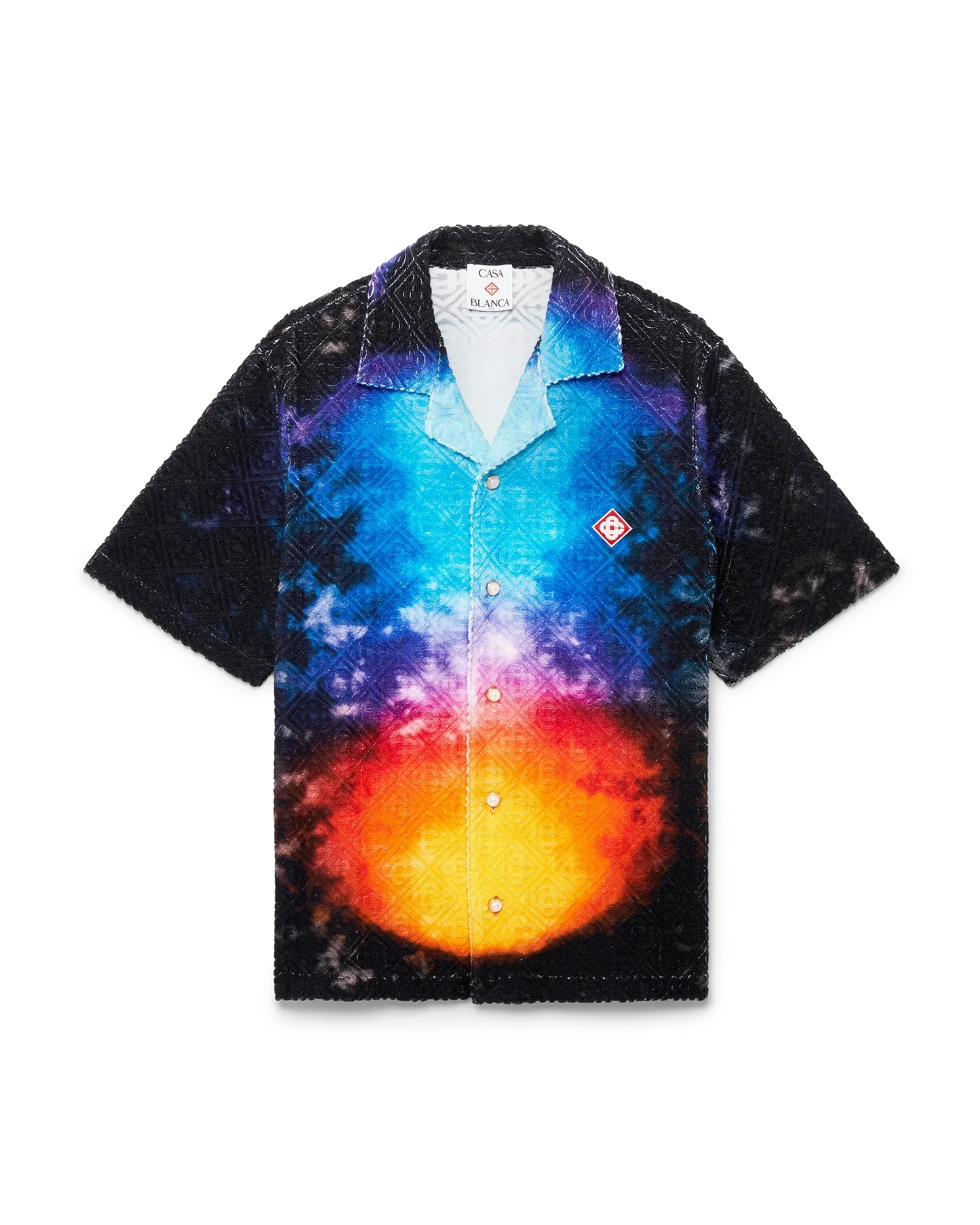 Gradient Short Sleeve Towelling Shirt