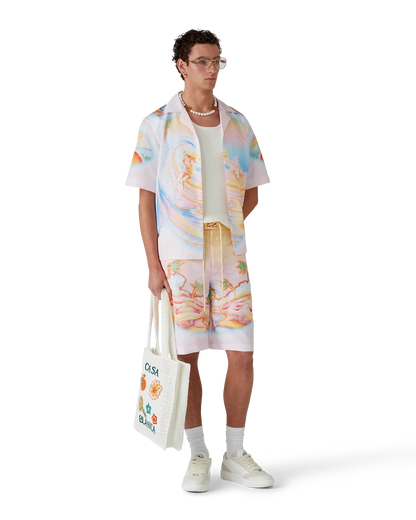 Psychedelic Nirvana Short Sleeve Swim Shirt