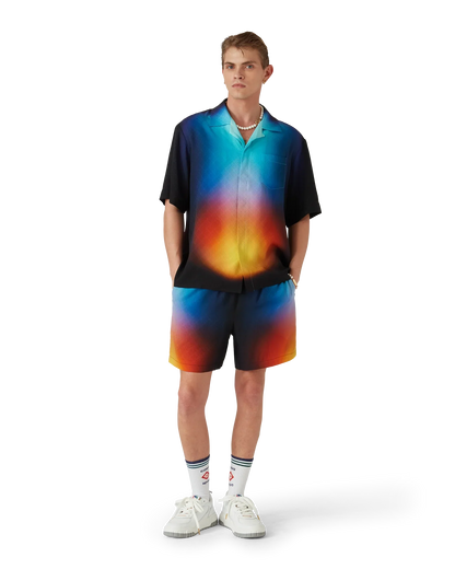 Gradient Silk Shorts