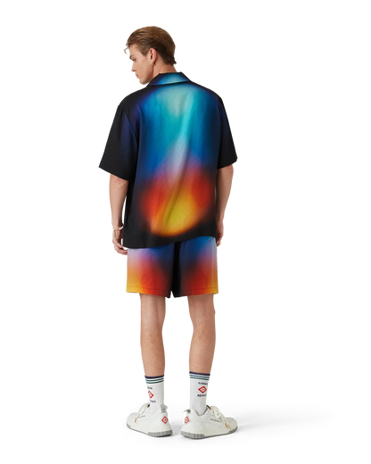 Gradient Silk Shorts