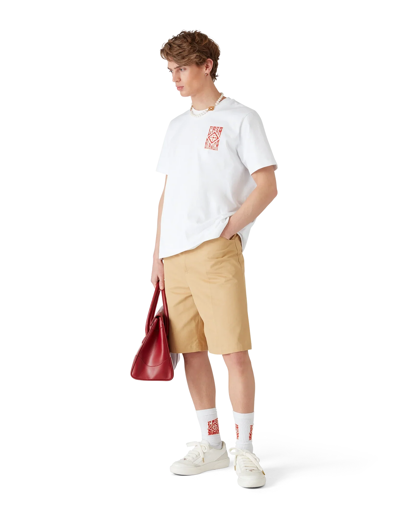 Cotton Pleated Shorts