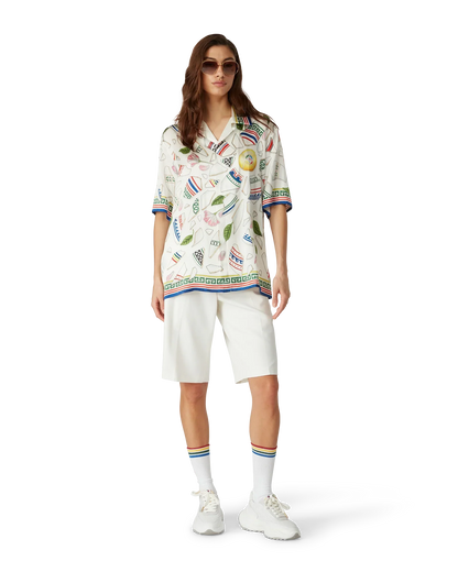 Le Vase Brise Short Sleeve Silk Shirt