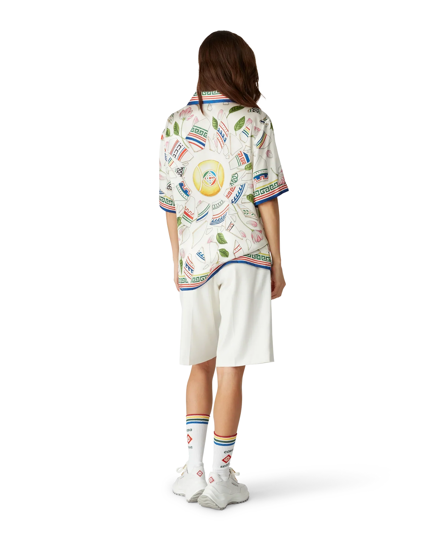 Le Vase Brise Short Sleeve Silk Shirt