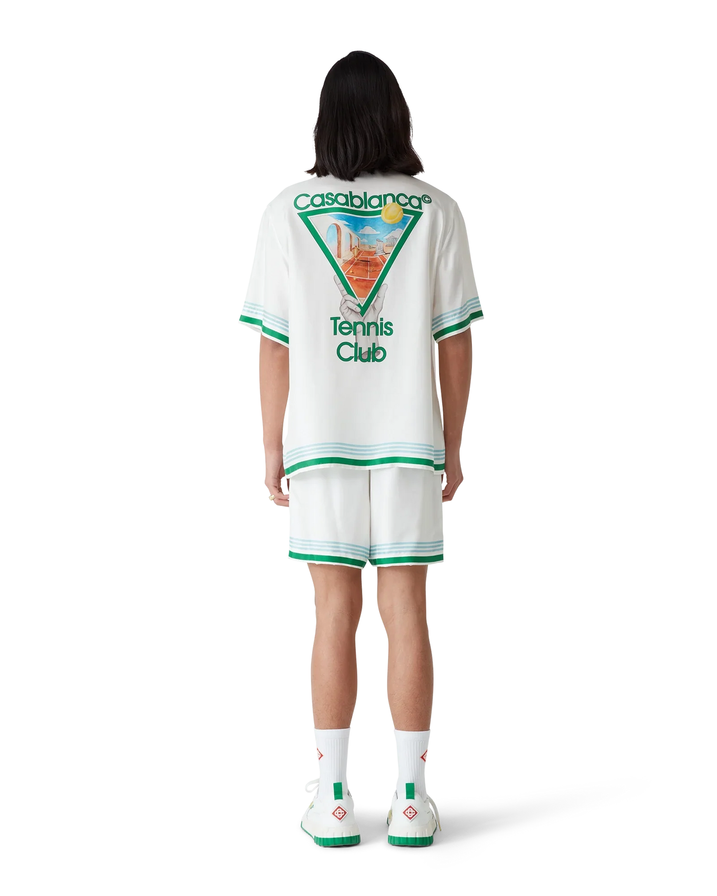 Metaphysical Tennis Icon Silk Shorts