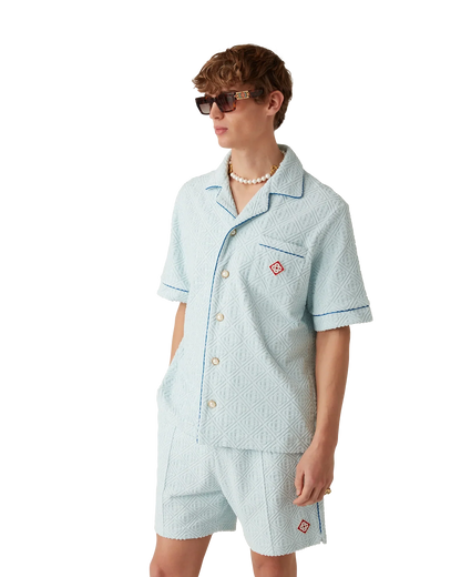 Monogram Towelling Short Sleeve Shirt