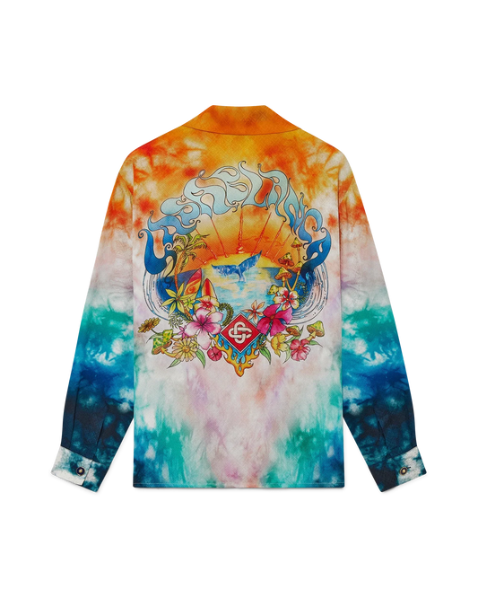 Surf Trip Long Sleeve Long Sleeve Silk Shirt