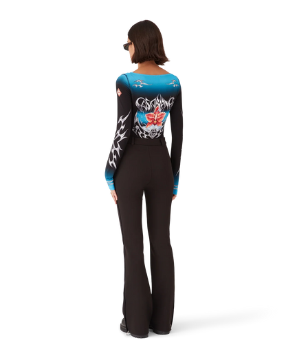 Blades Slinky Jersey Long Sleeve Top