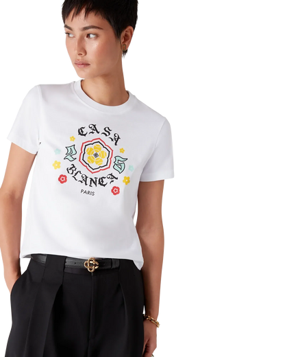 Emblem Fitted Short Sleeve T-Shirt