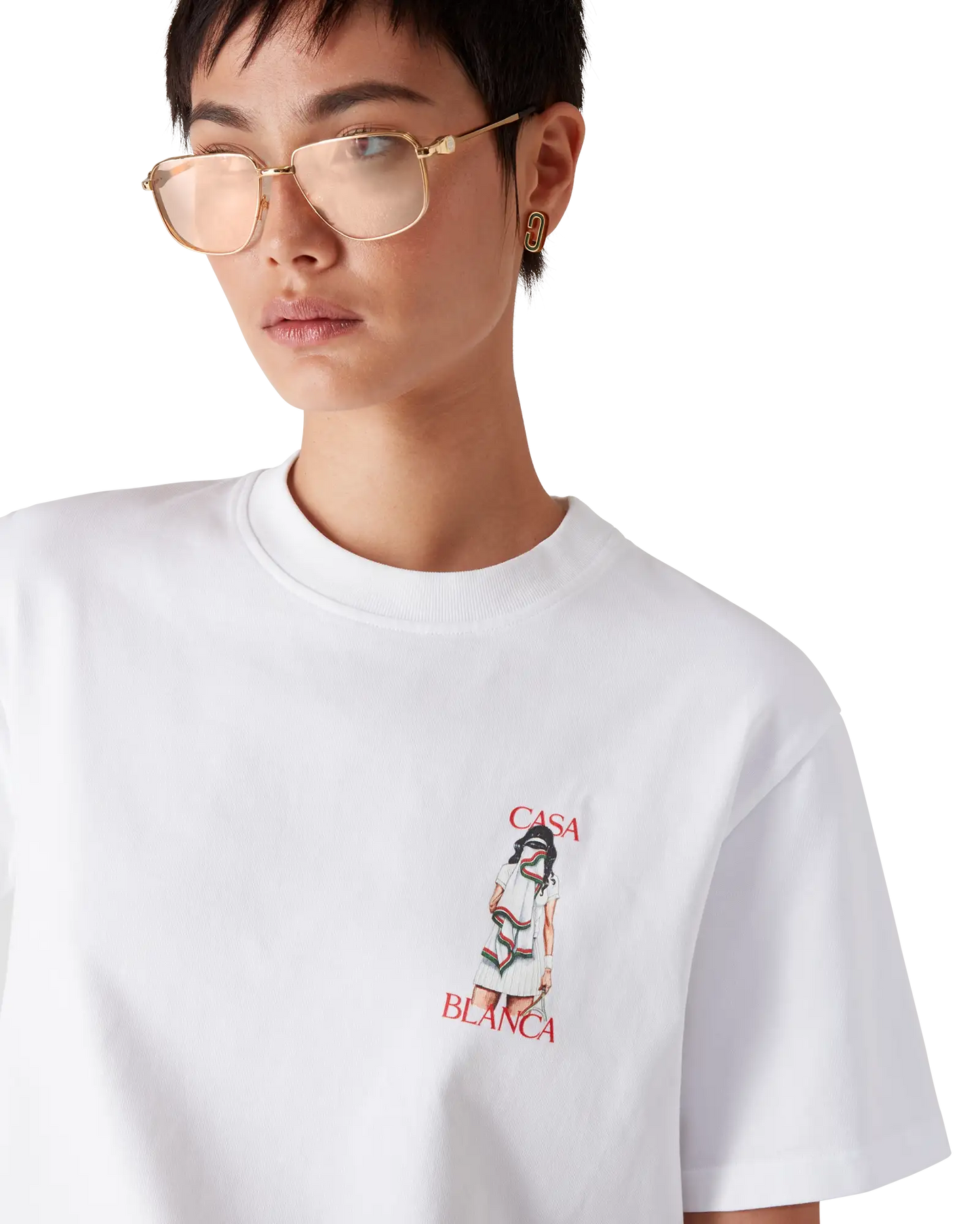 Tennis Girl Short Sleeve T-Shirt