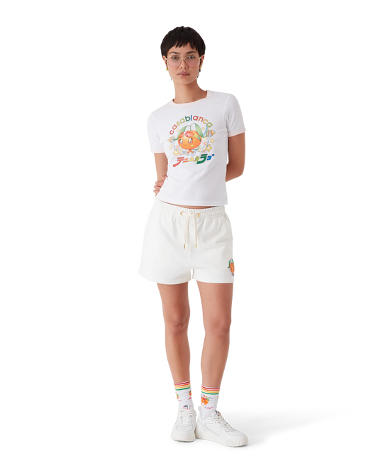 Orange Mascot Ringer Short Sleeve T-Shirt