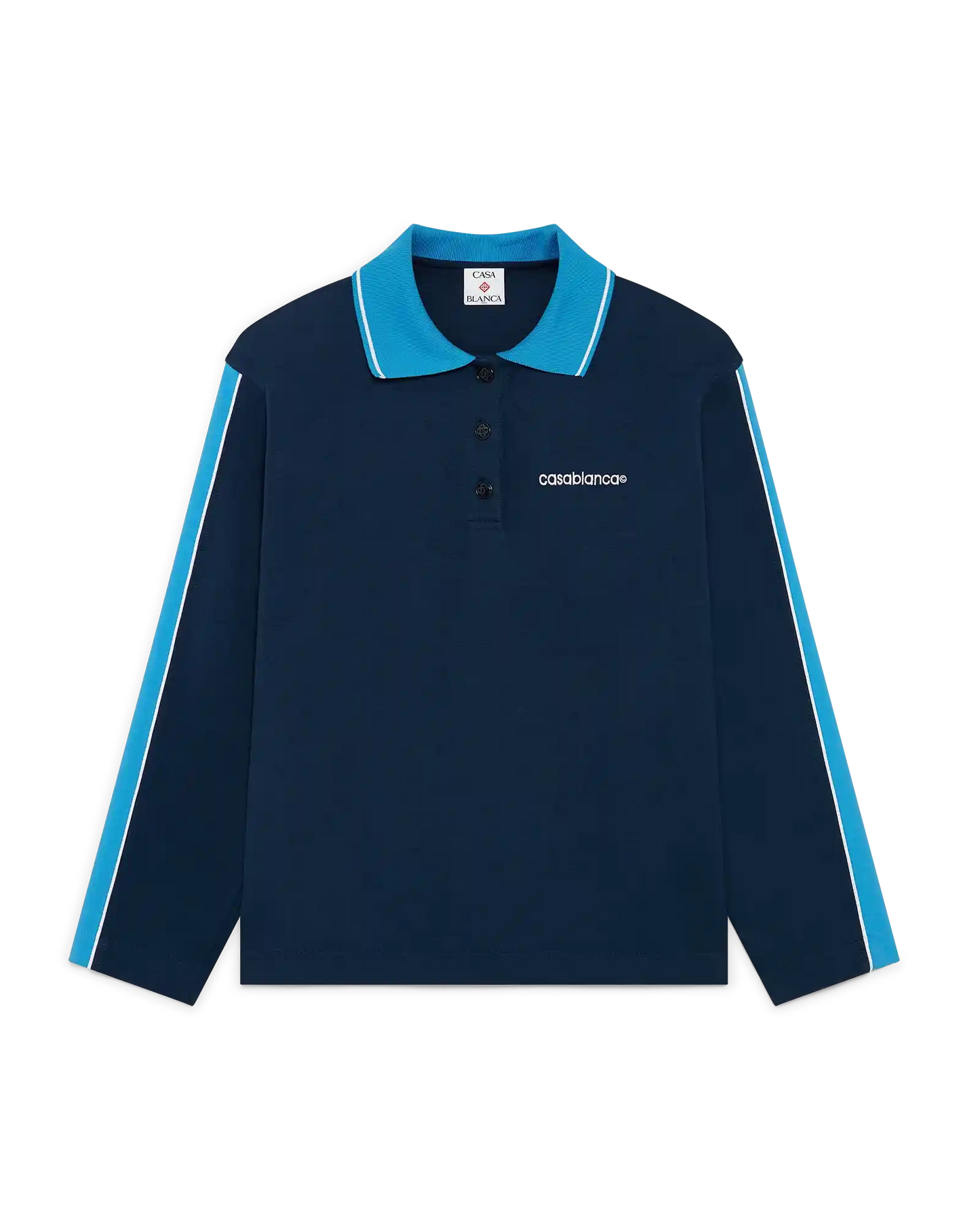 Punto Polo Collared Sweatshirt