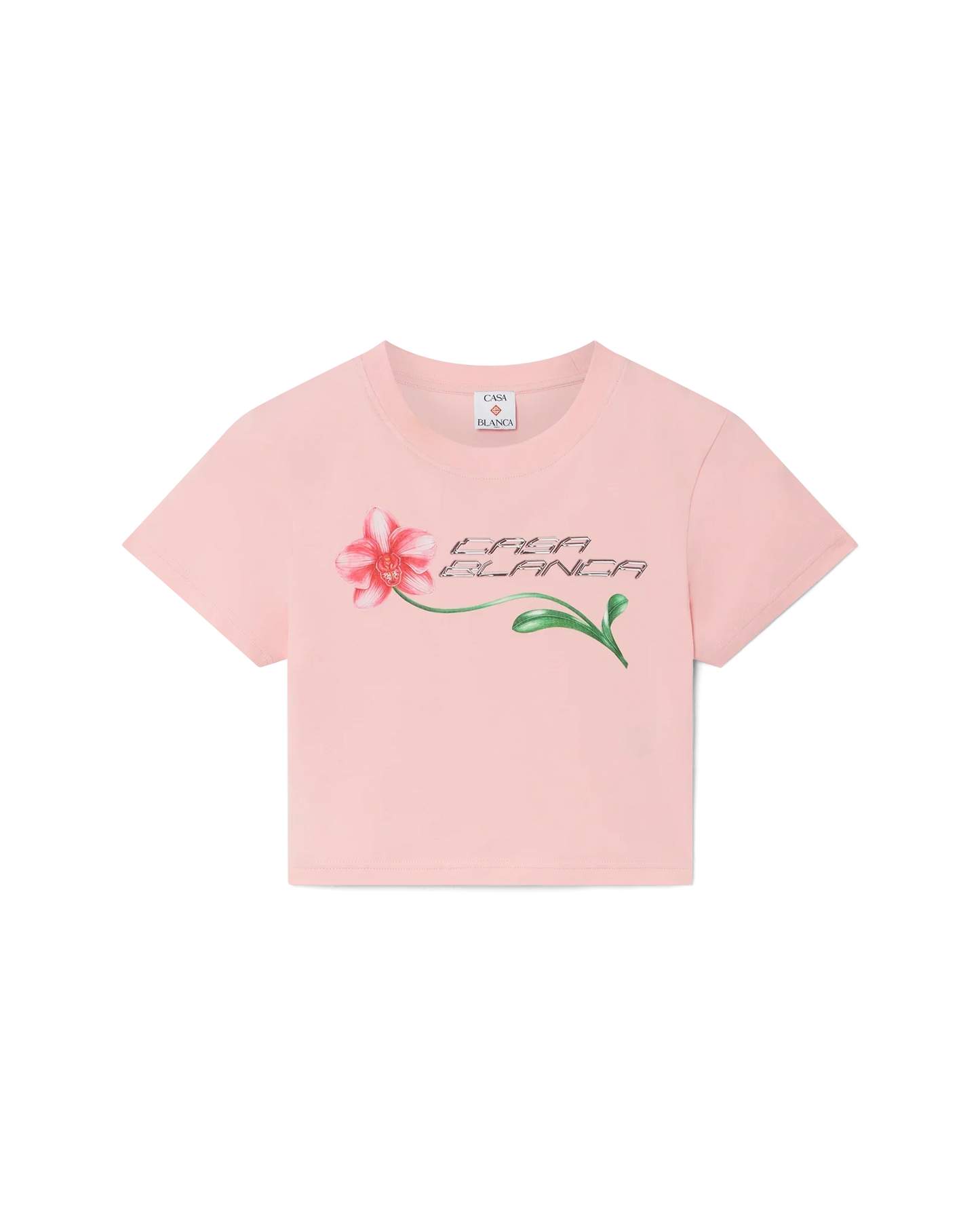 Orchid Logo Cropped Baby Tee