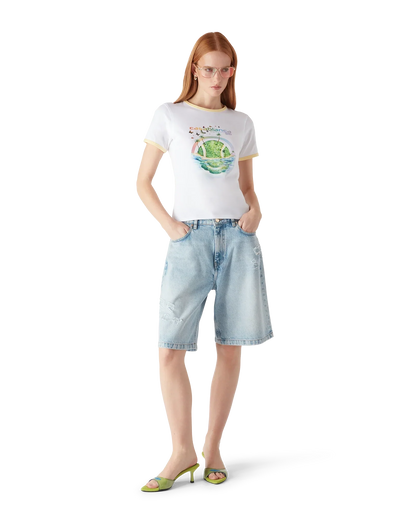Beyond Destiny Longline Ringer Short Sleeve Tee