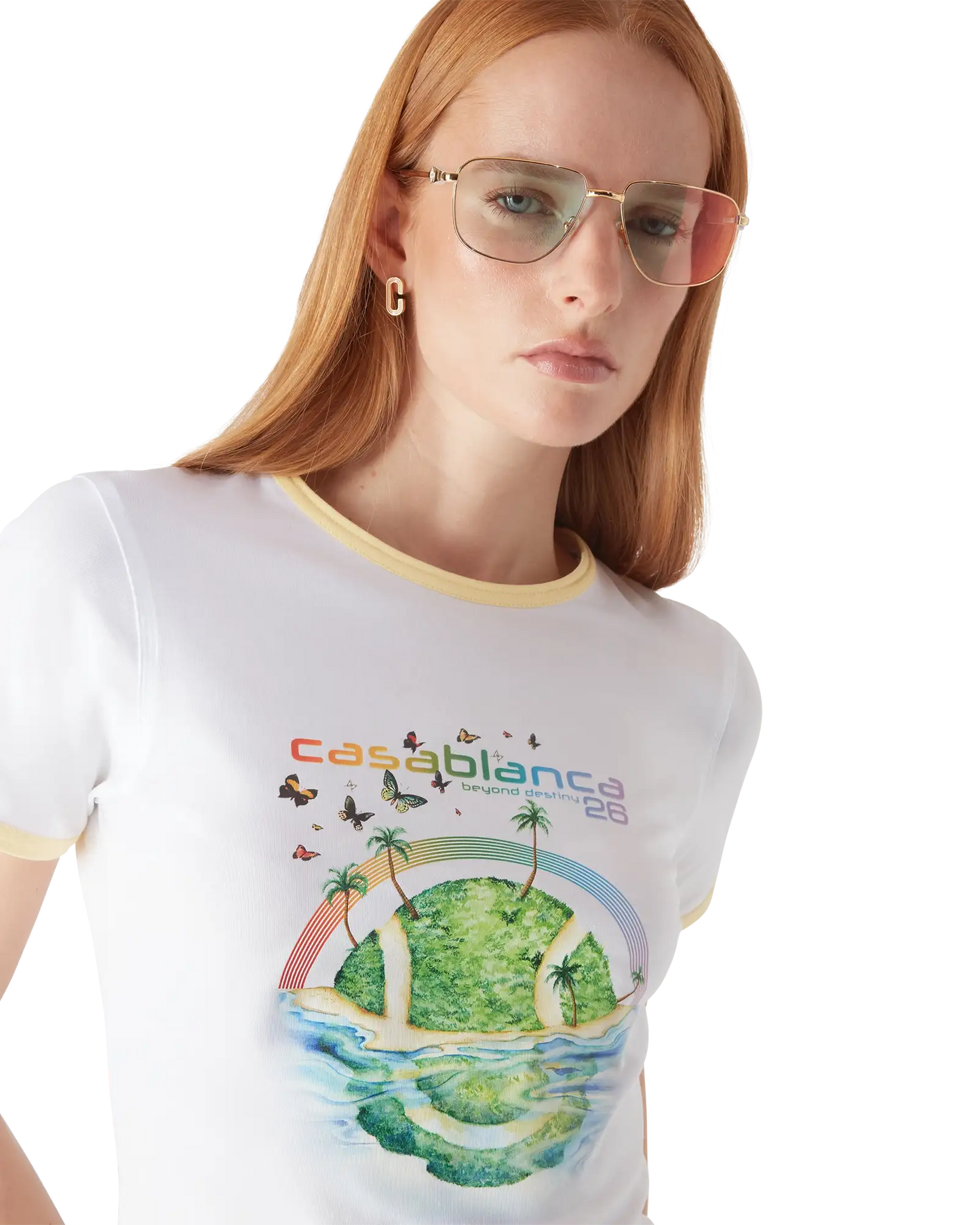 Beyond Destiny Longline Ringer Short Sleeve Tee
