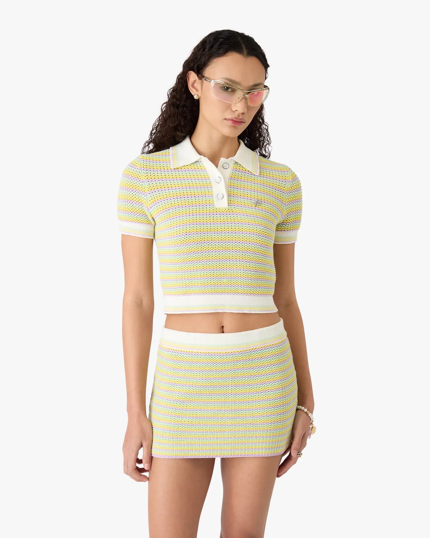 Bourgeois Striped Polo Shirt
