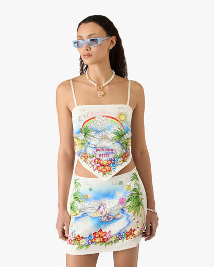 Better Days Silk Satin Scarf Top