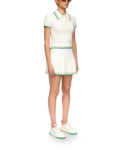Rib Boucle Polo Shirt