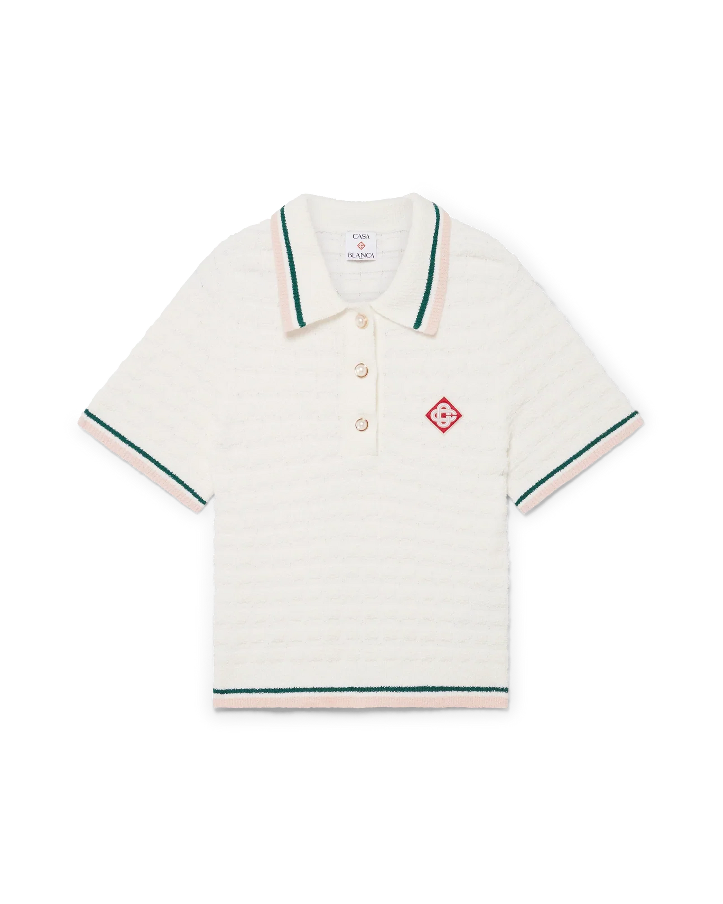Cotton Boucl¨¦ Polo Shirt