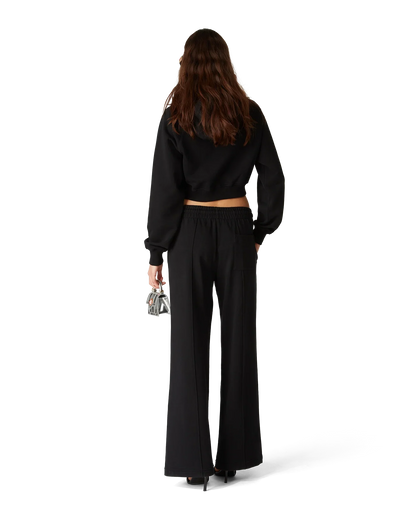 Pearl Diamond Cropped Hooded Sweatshirt