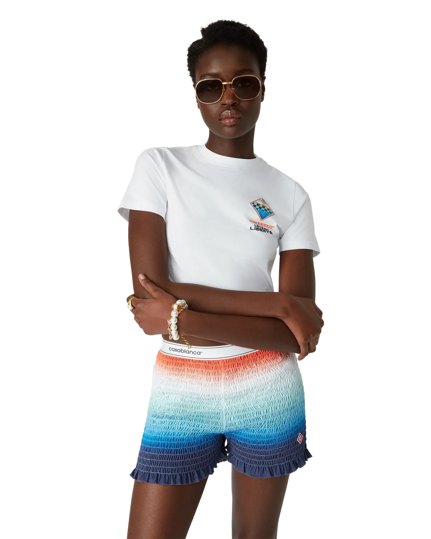 The L'¨¦t¨¦ En Libert¨¦ Short Sleeve Cropped T-Shirt