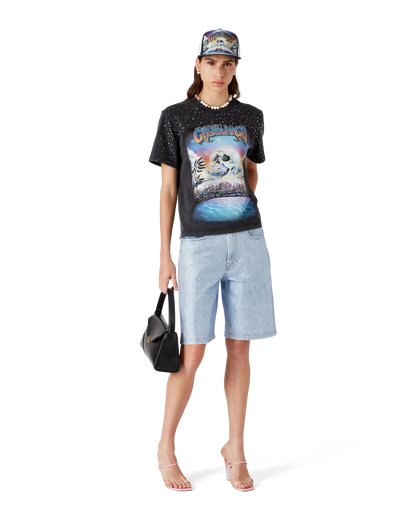 La Pr¨¦monition Crystal Embellished Short Sleeve T-Shirt
