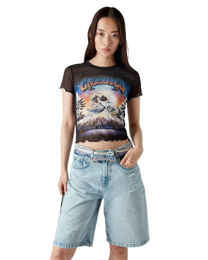 La Pr¨¦monition Mesh Short Sleeve T-Shirt